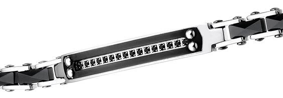 Bracciale Zancan Uomo in Acciaio Spinello UHB015 - UHB015